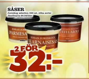 Matdax Såser erbjuda