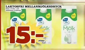 Matdax Laktosfri mellanmjölksdryck erbjuda