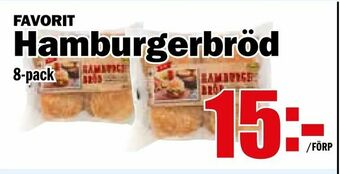 Matdax Hamburgerbröd erbjuda