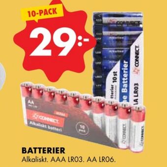 ÖoB Connect batterier erbjuda