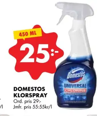 ÖoB Domestos rengöringsmedel erbjuda