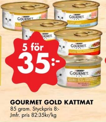 ÖoB Gourmet gold kattmat erbjuda