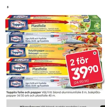 Toppits bakplåtspapper