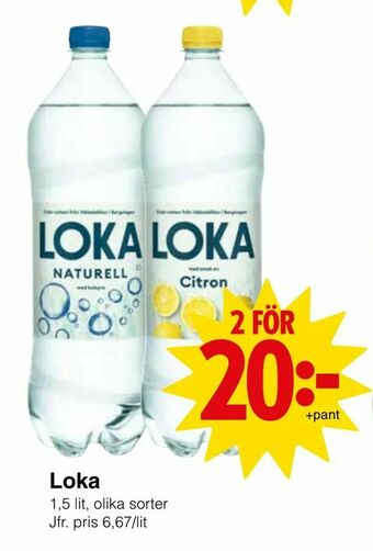 Matöppet Loka erbjuda