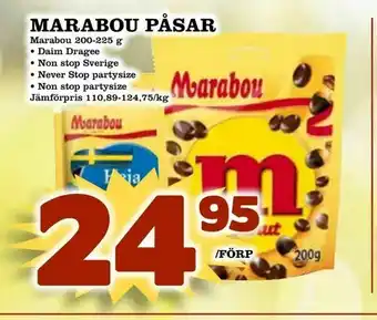 Nelins Marabou påsar erbjuda