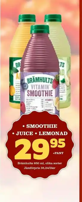 Nelins smoothie • juice • lemonad erbjuda