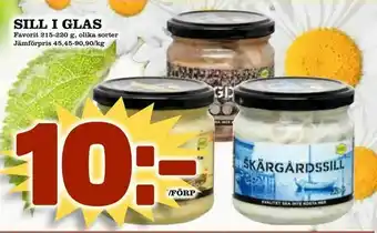 Nelins Sill i glas erbjuda