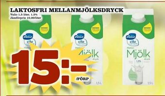 Nya Pulsen Laktosfri mellanmjölksdryck erbjuda