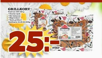 Nya Pulsen Grillkorv erbjuda