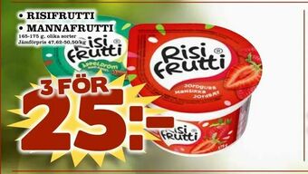 Nya Pulsen Risifrutti • Mannafrutti erbjuda