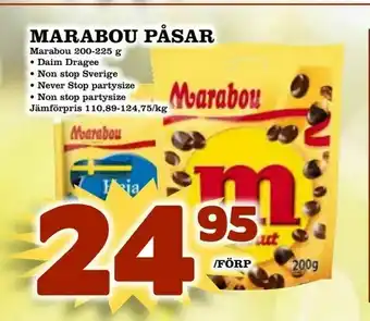 Nya Pulsen Marabou påsar erbjuda