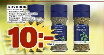 Nya Pulsen Kryddor erbjuda