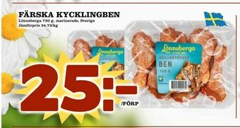 Nya Pulsen Färska kycklingben erbjuda