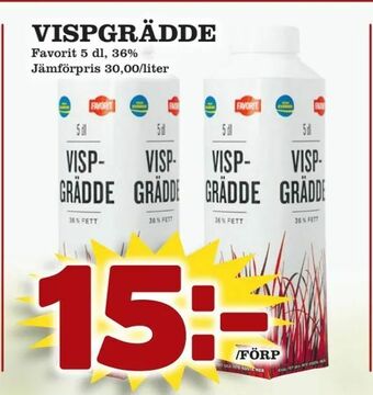 Nya Pulsen Vispgrädde erbjuda