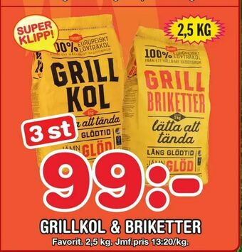 Grillkol & briketter