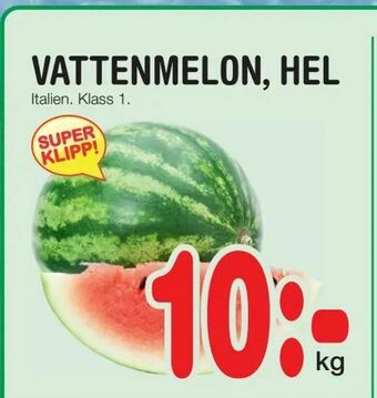 Nya Pulsen Vattenmelon, hel erbjuda