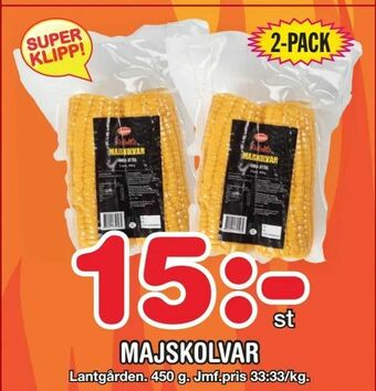 Nya Pulsen Majskolvar erbjuda
