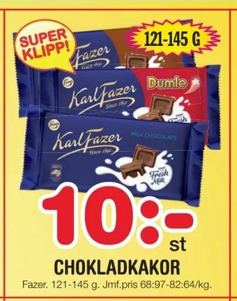Nya Pulsen Chokladkakor erbjuda