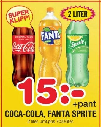 Nya Pulsen Coca-cola, fanta sprite erbjuda