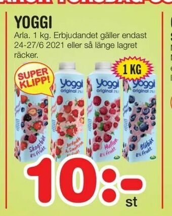 Nya Pulsen Yoggi erbjuda