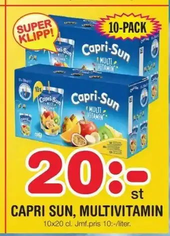Capri sun, multivitamin
