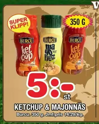 Nya Pulsen Ketchup & majonnäs erbjuda