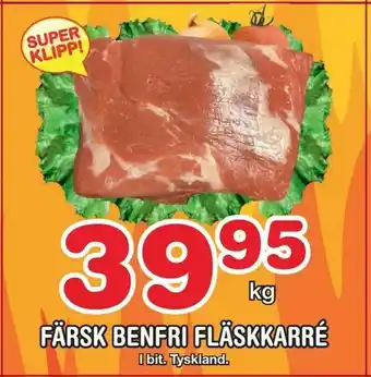 Nya Pulsen Färsk benfri fläskkarré erbjuda