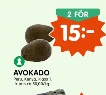 Tempo Avokado Peru,Kenya, Klass 1 erbjuda