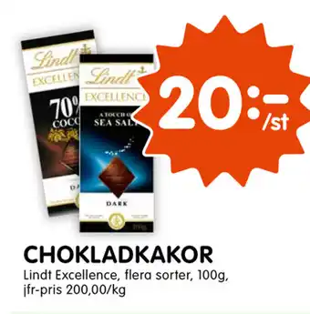 Tempo Chokladkakor 100g erbjuda
