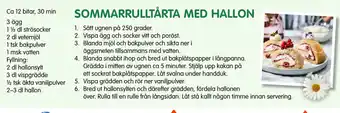 Sommarrulltårta Med Hallon