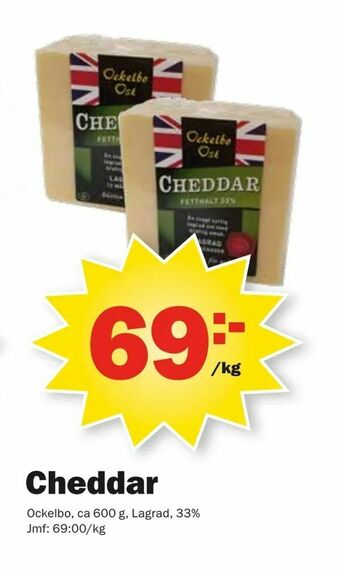 Pekås Cheddar erbjuda