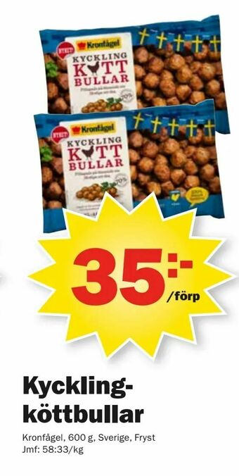 Pekås Kycklingköttbullar erbjuda