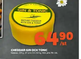 Stora Coop Cheddar gin och tonic erbjuda