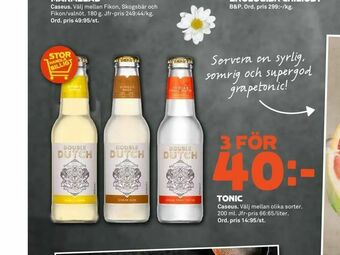 Stora Coop Tonic erbjuda