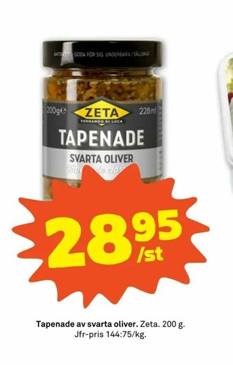 Stora Coop Tapenade av svarta oliver erbjuda