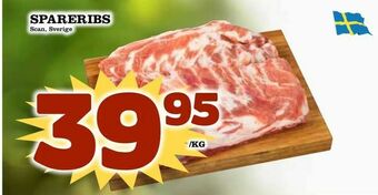 Supergrossen Spareribs erbjuda