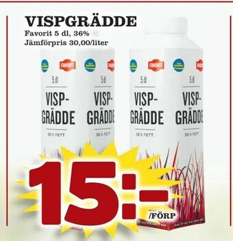 Supergrossen Vispgrädde erbjuda