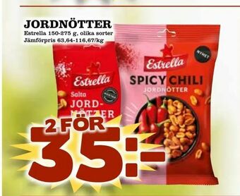 Supergrossen Jordnötter erbjuda