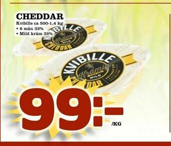 Supergrossen Cheddar erbjuda