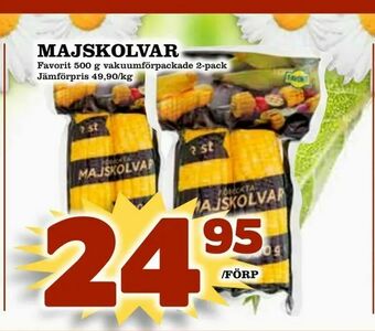 Supergrossen Majskolvar erbjuda