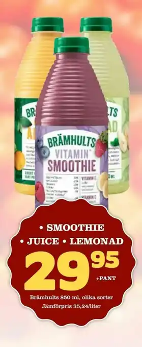 Supergrossen Smoothie • juice • lemonad erbjuda