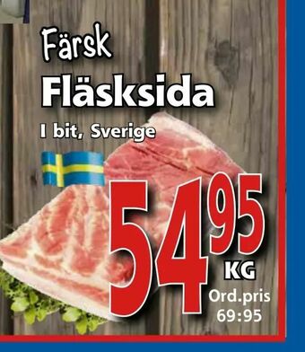 Supergrossen Färsk Fläsksida erbjuda