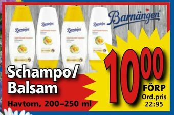 Supergrossen Schampo/ Balsam erbjuda