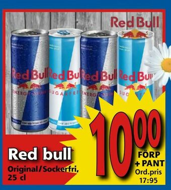 Supergrossen Red bull erbjuda