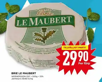 Willys Brie le maubert erbjuda