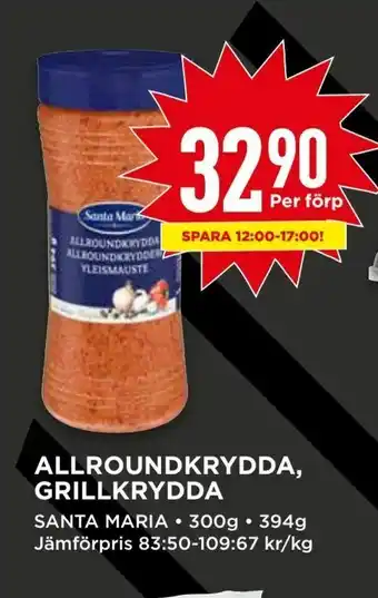 Willys Allroundkrydda, grillkrydda erbjuda
