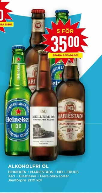 Willys Alkoholfri öl erbjuda