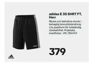 XXL adidas E 3S SHRT FT, Herr erbjuda