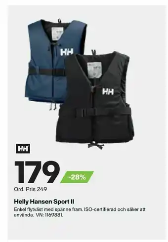 XXL Helly Hansen Sport II erbjuda