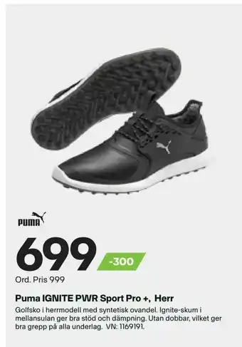 Puma IGNITE PWR Sport Pro +, Herr